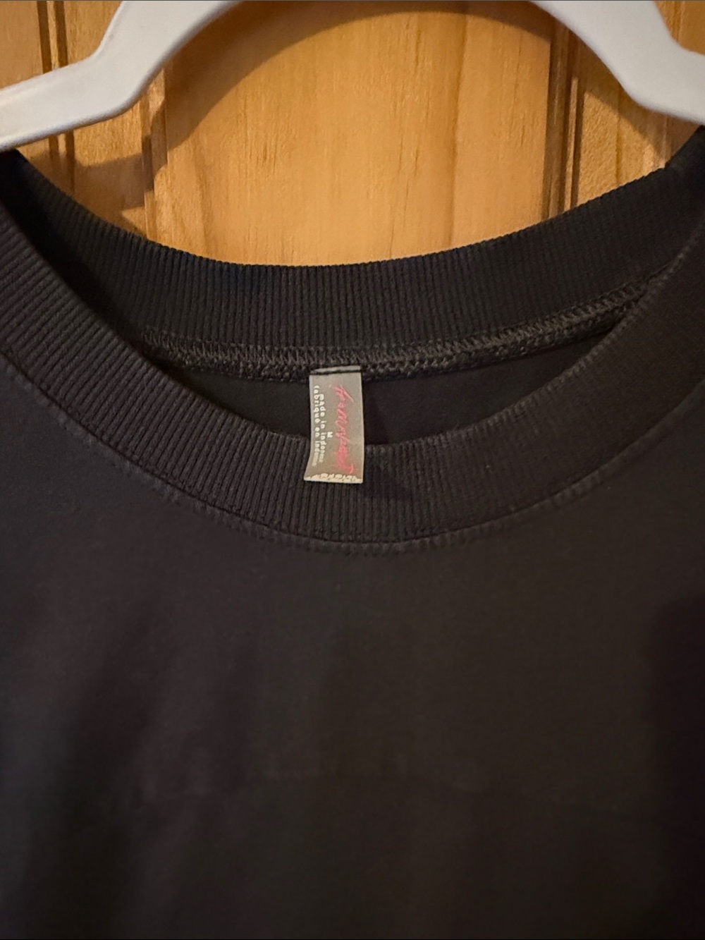 FP Movement by Free People Black Layered Crewneck Crop Top